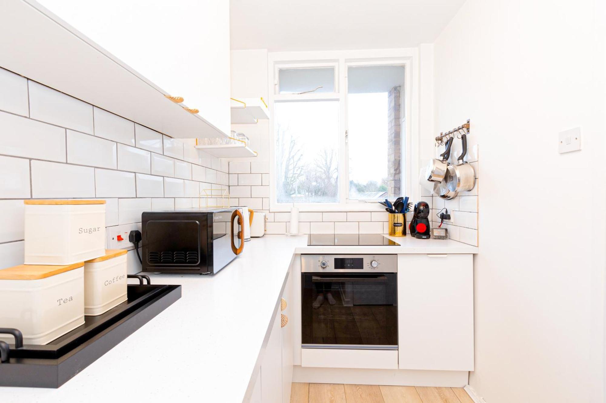 Charming Studio With Balcony In Putney, 5 Min Tube Londres Exterior foto