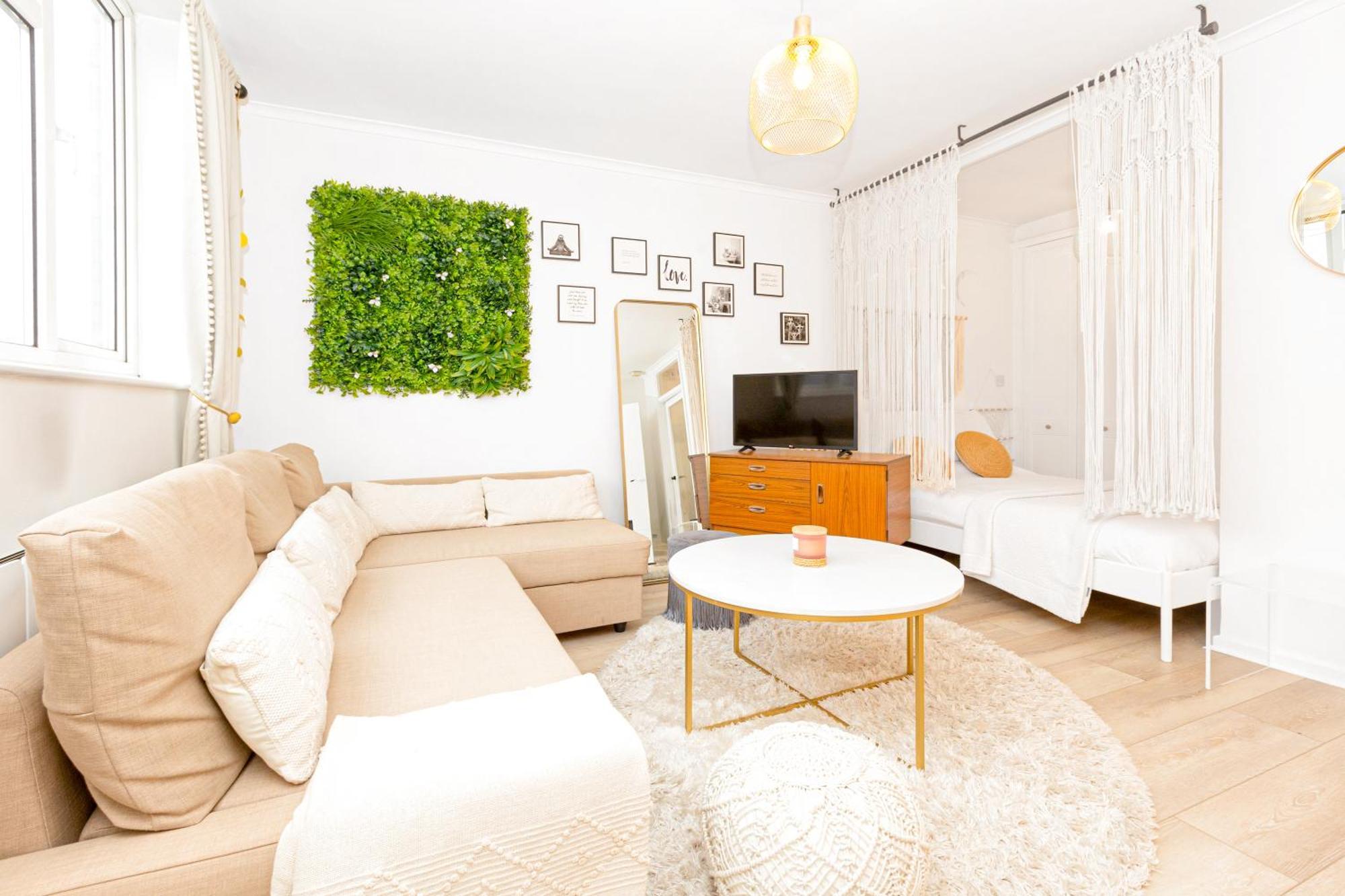 Charming Studio With Balcony In Putney, 5 Min Tube Londres Exterior foto